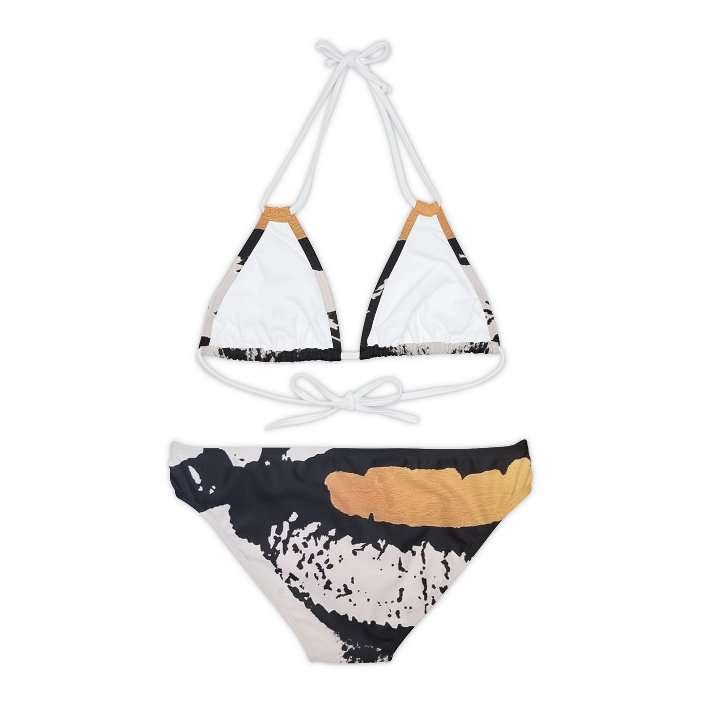 Bite The Bullet Strappy Bikini Set (AOP)