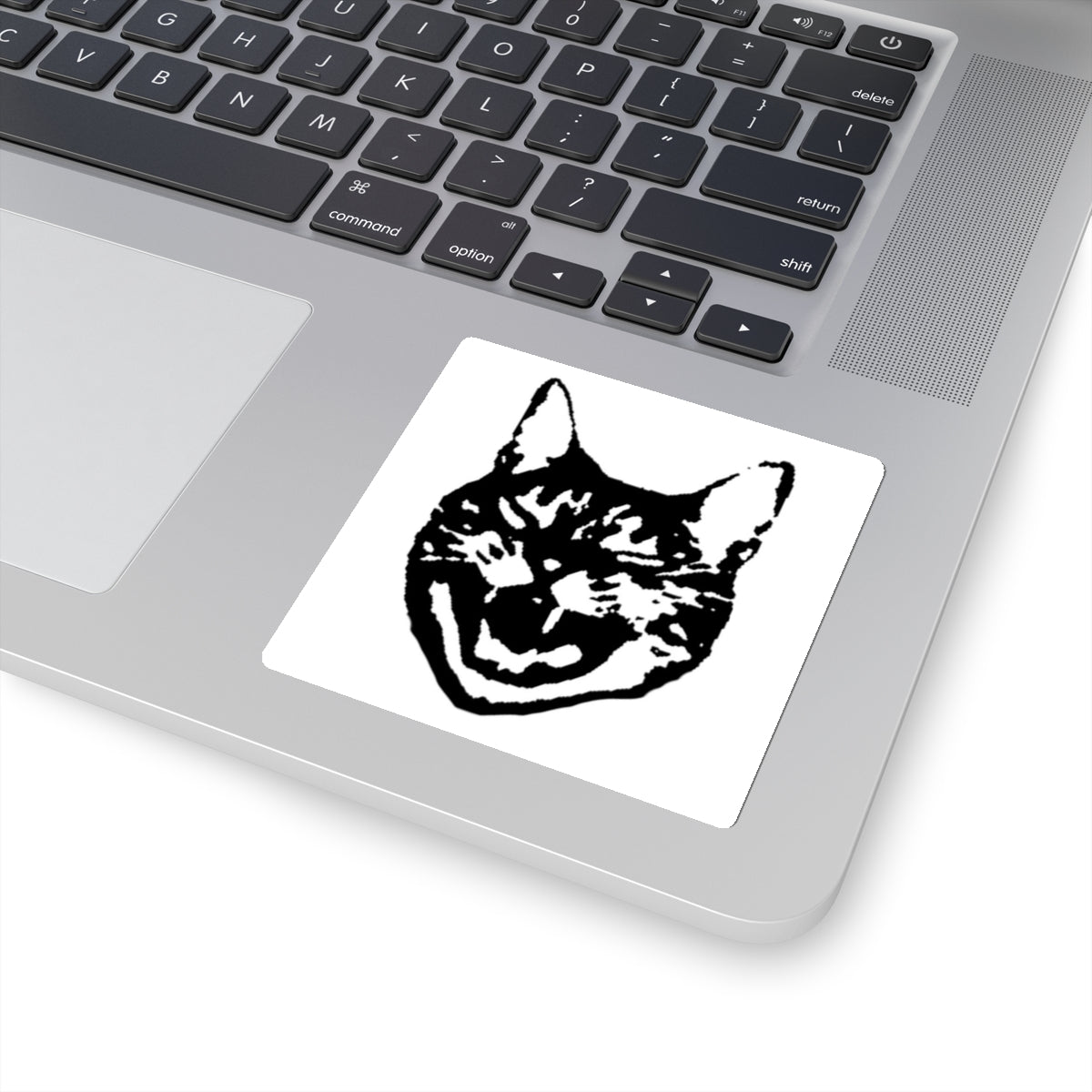 Laughing Cat Kiss-Cut Stickers