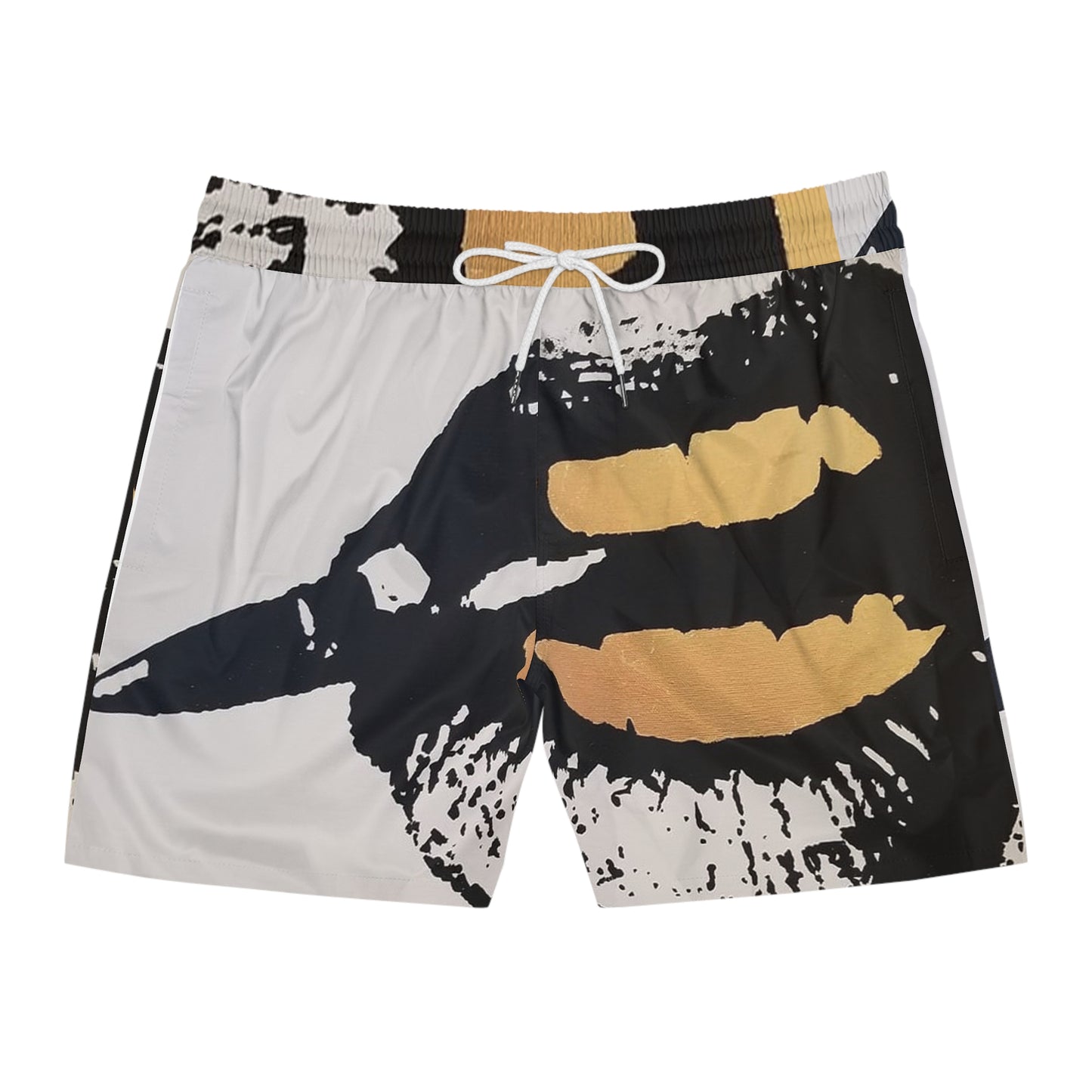 Bite The Bullet Men's Mid-Length Swim Shorts (AOP)