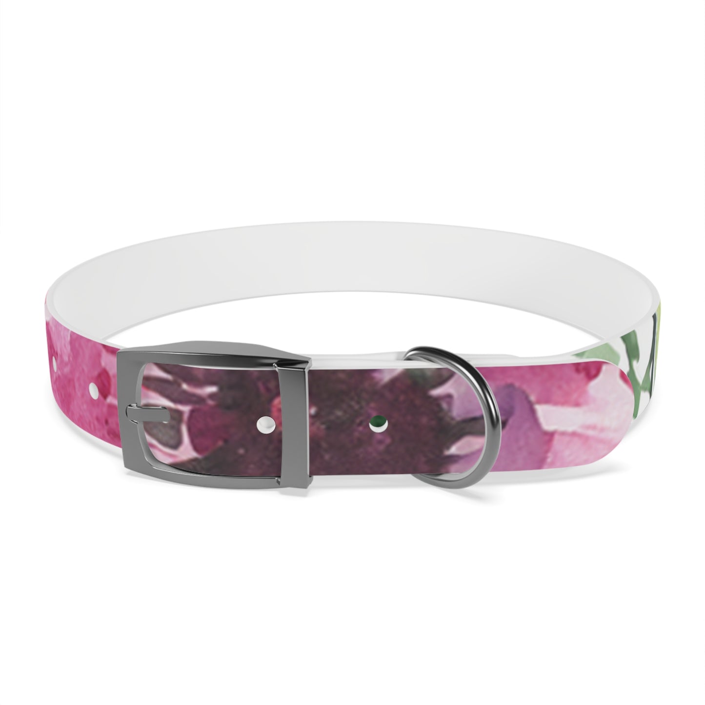 Floral Watercolor Dog Collar