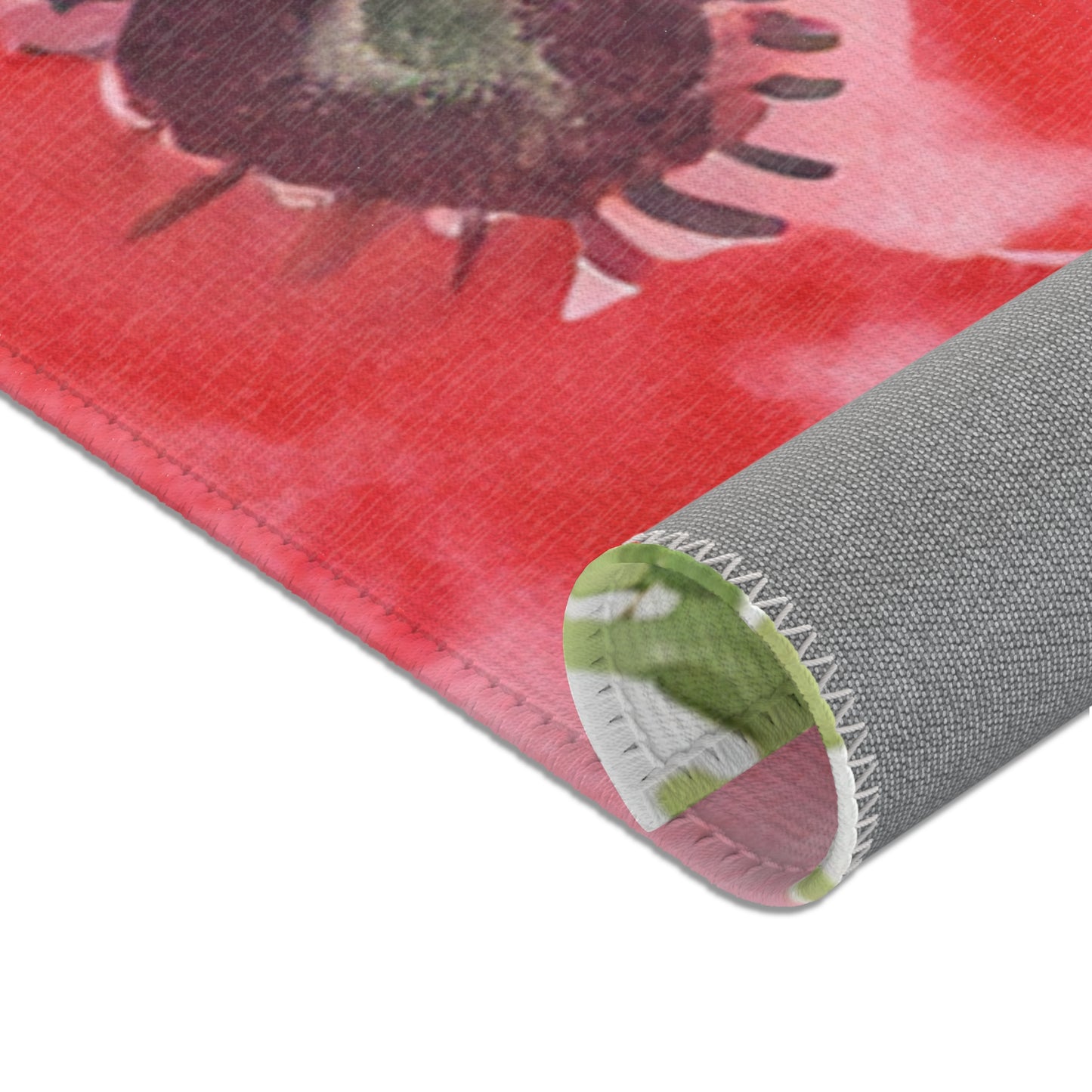 Flower Watercolor Area Rugs