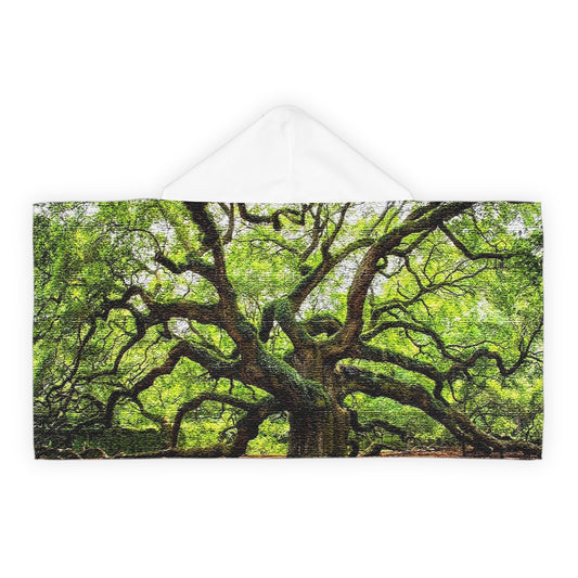 Oak Tree Youth Hooded Towel